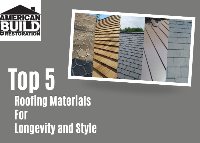 Top 5 Roofing Materials for Longevity and Style